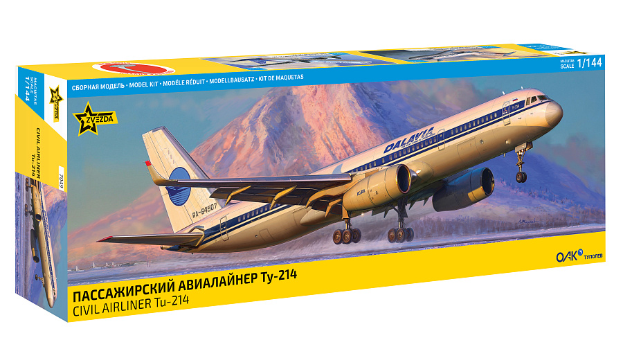 Пассажирский авиалайнер Ту-214