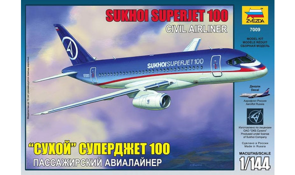 Пасс. авиалайнер "Суперджет 100"