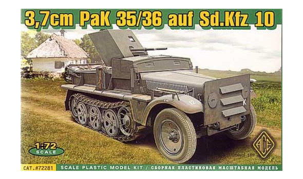 German 37mm PaK 35/36 auf Sd.Kfz 10