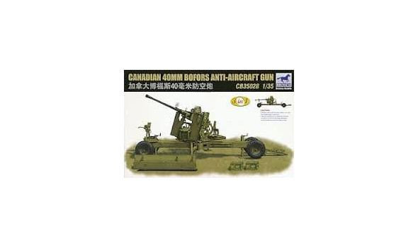 Canadian 40mm Bofors Anti-Aircraft Gun