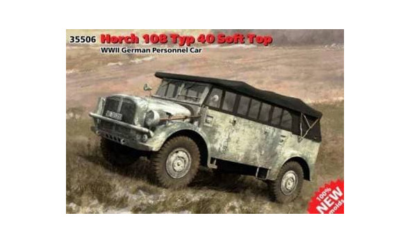 Horch 108 Typ 40 Soft Top WWII German Personnel Car