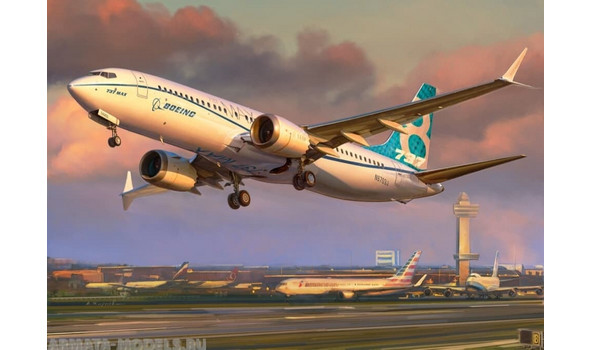 Пассажирский авиалайнер БОИНГ 737-8 МАХ
