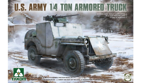 U.S. Army 1/4 Ton Armored Truck