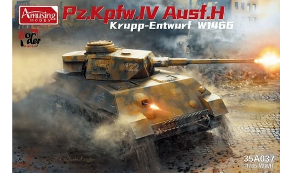 Немецкий танк Panzer IV Ausf.H Krupp Entwurf W1466