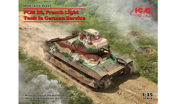 FCM 36 French Light Tank in German Service