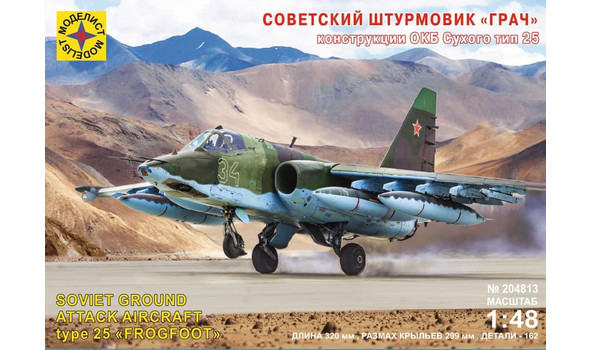Советский штурмовик "ГРАЧ" конструкции ОКБ Сухого тип 25