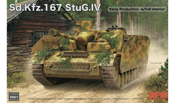 САМОХОДНОЕ ОРУДИЕ SD.KFZ.167 STUG.IV EARLY PRODUCTION (ИНТЕРЬЕР+РАБОЧИЕ ТРАКИ)
