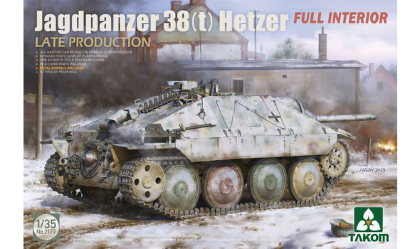 Jagdpanzer 38(t) Hetzer Late Production With Full Interior