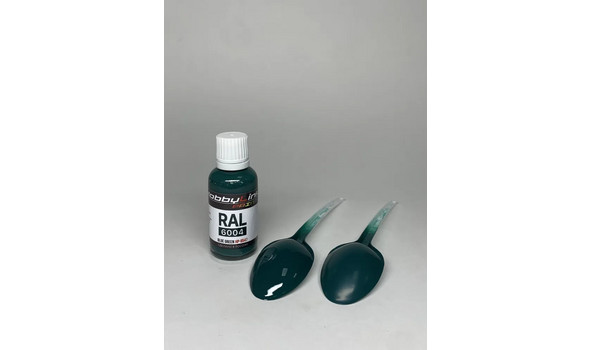 Краска лаковая Blue Green (готовая для аэрографа)